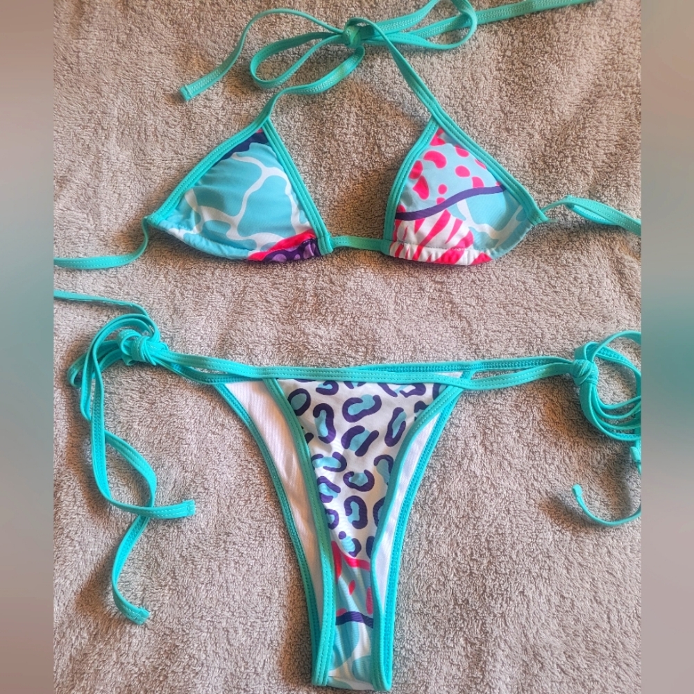 Shreddy bikini top and bottom